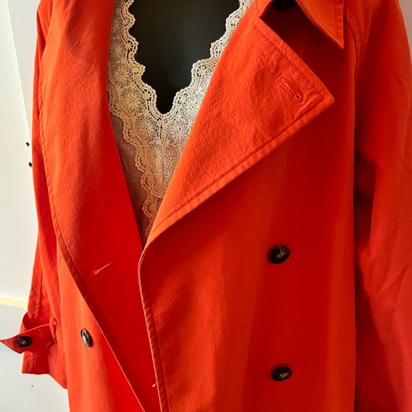 H&M Vibrant orange Trench Coat - Picture 2 of 5